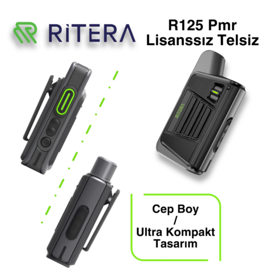 RİTERA R125 PMR446 LİSANSSIZ EL TELSİZİ - Görsel 3