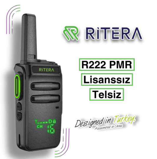 RİTERA R222 PMR446 LİSANSSIZ EL TELSİZİ - Görsel 2